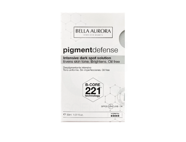 Serum Ngăn Ngừa Thâm Nám Bella Aurora Pigment Defense 30ml - Dưỡng Trắng Da, Cải Thiện Đốm Nâu, Chống Oxy Hóa