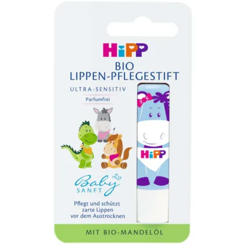 Son dưỡng môi hữu cơ cho bé HiPP Babysanft Bio Lippen-Pflegestift
