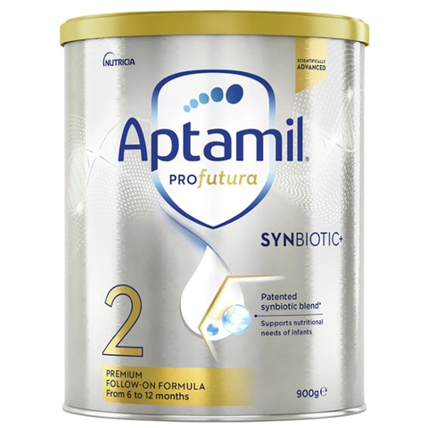 Sữa Aptamil Profutura Synbiotic số 2 cho trẻ từ 6-12 tháng - Sữa bột Non-GMO, hỗ trợ tiêu hóa và phát triển trí não