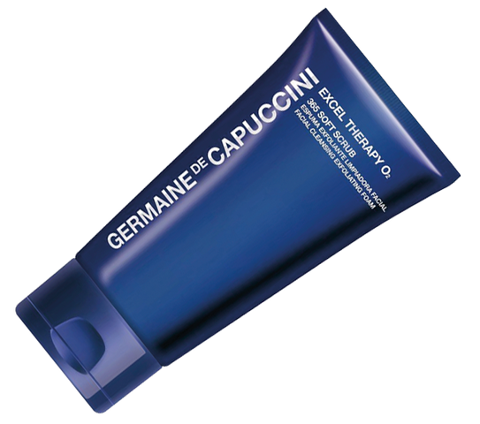 Sữa Rửa Mặt Germaine De Capuccini Excel Therapy O2 365 Soft Scrub 150ml - Tẩy Tế Bào Chết, Làm Sạch Sâu Cho Da Dầu, Hỗ Trợ Sáng Mịn Da