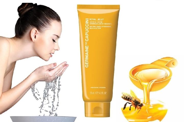 Sữa Rửa Mặt Royal Jelly Melting Makeup Remover Milk - Dưỡng Da Hư Tổn, Làm Sáng, Sữa Ong Chúa, Giải Quyết Vấn Đề Da Khô, 125ml