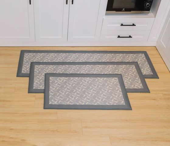 Thảm Bếp Sợi Dệt Cao Cấp Ghome TB21M2 - Thảm Chống Ẩm, Chống Trơn Trượt, Kiểu Dáng Hiện Đại, Thoải Mái Khi Nấu Nướng