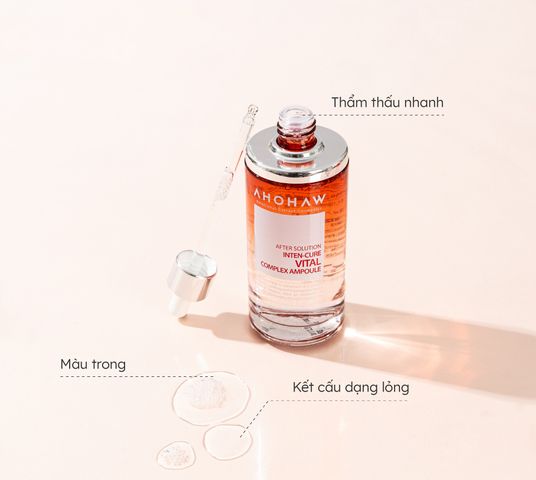 Tinh Chất Kích Trắng Da Ahohaw Vital Complex Ampoule - Hỗ Trợ Làm Sáng, Phục Hồi Da Căng Mướt, Chống Lão Hóa