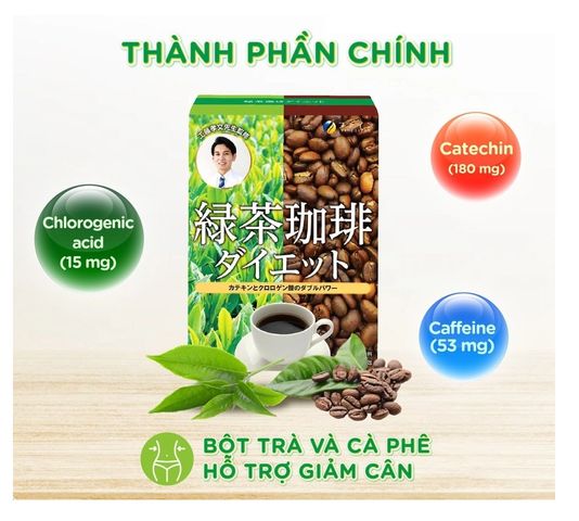 Trà cà phê Green tea & Diet coffee hỗ trợ giảm cân