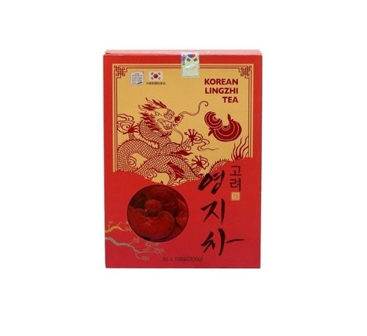 Trà Nấm Linh Chi Đỏ Jeong Won - Hộp 100 Gói - Hỗ Trợ Bồi Bổ Cơ Thể và Giải Stress Từ Hàn Quốc