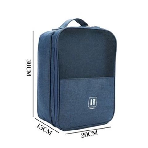 Túi Đựng Giày Dép Chống Nước XIMO TDG04 - 3 Ngăn Tiện Dụng, Chất Liệu Bền Đẹp, Thiết Kế Nhỏ Gọn, Màu Sắc Đa Dạng