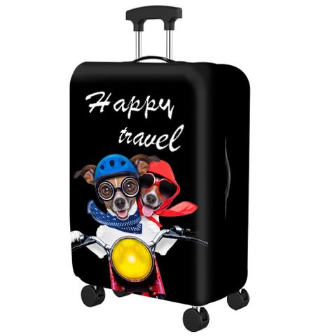 Túi Trùm Vali Du Lịch Chống Nước Happy Travel - Bảo Vệ Vali Chống Trầy Xước, Phù Hợp Mọi Chuyến Đi, Unisex