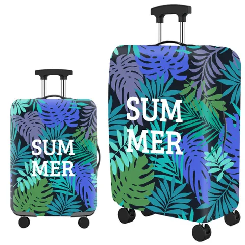 Túi Trùm Vali Du Lịch Chống Nước Summer - Thiết Kế Trung Tính Dành Cho Nam Nữ, Chất Liệu Thun Co Giãn, Nhiều Kích Cỡ