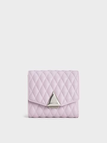 Ví nữ Quinlynn Metallic Accent Quilted Wallet CK6-10770575 Lilac
