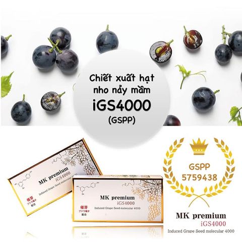 Viên Uống Fucoidan MK Premium iGS4000 - Hỗ Trợ Tăng Đề Kháng, Kích Hoạt Gene Trường Thọ, 30 Viên Dưỡng Sinh Khỏe Mạnh