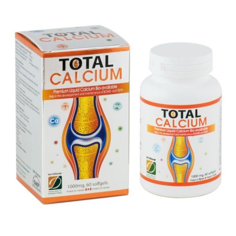 Viên uống Canxi David Health Total Calcium - Hỗ trợ phát triển xương khỏe mạnh với Magie và Vitamin D3, 60 viên