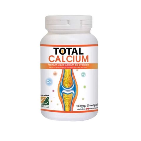 Viên uống Canxi David Health Total Calcium - Hỗ trợ phát triển xương khỏe mạnh với Magie và Vitamin D3, 60 viên