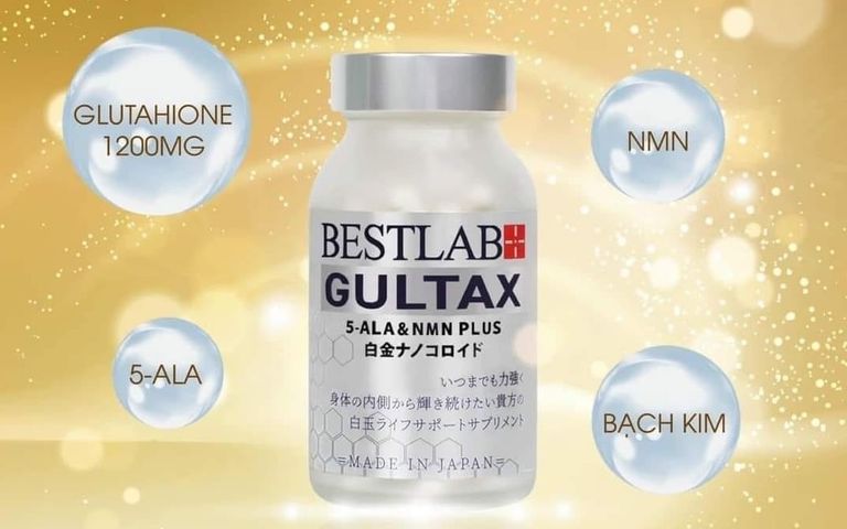 Viên Uống Trắng Da Bestlab Gultax Nhật Bản - Hỗ Trợ Nâng Tông, Làm Mờ Thâm Nám, Giúp Da Trắng Sáng Rạng Rỡ 90 Viên