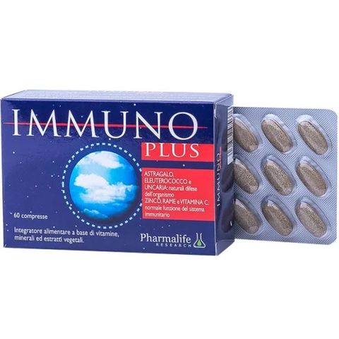 Viên Uống Tăng Cường Miễn Dịch Pharmalife Immuno Plus - Hỗ Trợ Sức Khỏe, Tăng Cường Đề Kháng, 60 Viên Hộp