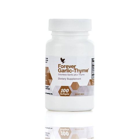 Viên Uống Tinh Dầu Tỏi Cô Đặc Forever Garlic Thyme - Hỗ Trợ Miễn Dịch, Tiêu Hóa Khỏe Mạnh, Dạng Viên Dễ Uống 100 Viên