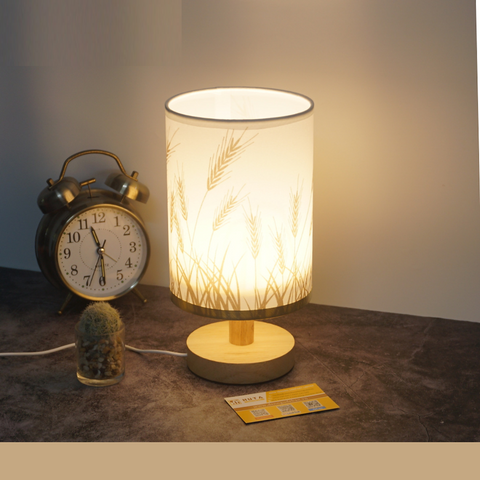 Đèn Ngủ Hình Trụ Vintage Huta G1S - Trang Trí Căn Phòng, Chiếu Sáng Vàng Ấm, Đèn Bàn Thư Giãn, Thiết Kế Sang Trọng