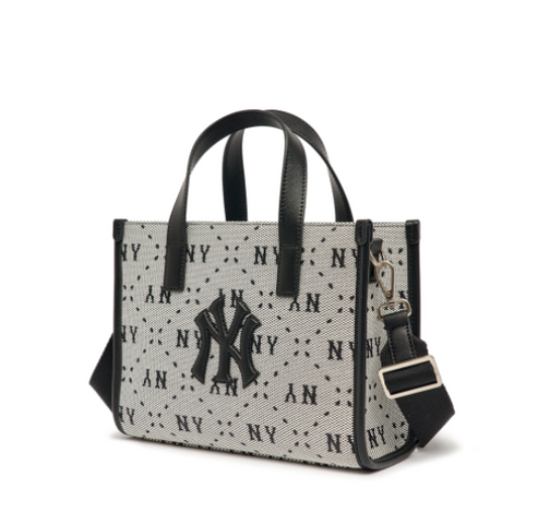Túi Xách MLB Big Diamond Monogram Jacquard New York Yankees - Tote Bag Nhỏ Thời Trang, Dây Đeo Điều Chỉnh, Kiểu Dáng Thanh Lịch