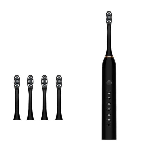 Bàn Chải Điện Jiashi BCD01-ZD-X3 - 6 Chế Độ Đánh Răng Kèm 4 Đầu Thay Thế, Chống Nước IPX7, Giúp Làm Sạch Răng Hiệu Quả