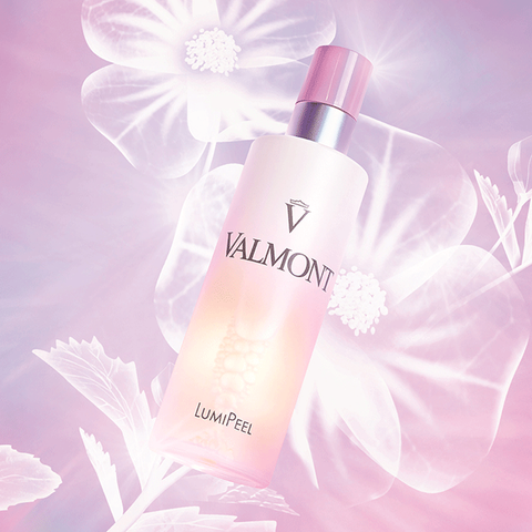 Bộ 4 Món Dưỡng Trắng Da Valmont Lumi Thụy Sĩ - Nước Tẩy Tế Bào Chết, Tinh Chất, Kem & Mặt Nạ Dưỡng Sáng Da Cao Cấp
