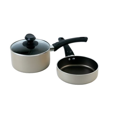 Bộ Nồi Chảo Chống Dính Baby Elmich EL-1167 Size 16cm - Hợp Kim Nhôm Cao Cấp, Đáy Dày, Dùng Trên Mọi Loại Bếp