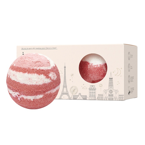 Bom Tắm Hương Hoa Hồng Jmella In France No.5 Sparkling Rose Bath Bomb - Thư Giãn và Cấp Ẩm Cho Da, Hương Thơm Ngọt Ngào, 200g