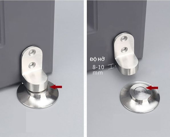 Chặn cửa Hobby Home Decor CC5 với keo dán 3M và đinh ốc - Lực hút nam châm siêu mạnh cho cửa gạch men và kính