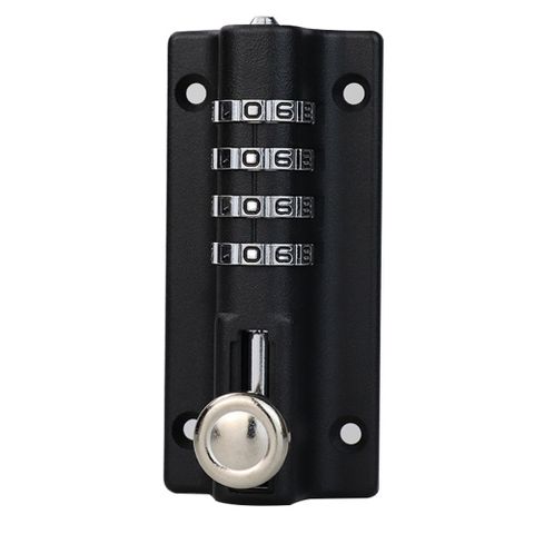 Chốt Cửa Ngang Có Mật Khẩu Hobby Home Decor LCK - Chắc Chắn, An Toàn Với Hợp Kim Kẽm, Hai Màu Trắng Đen Phù Hợp Nhiều Kiểu Cửa
