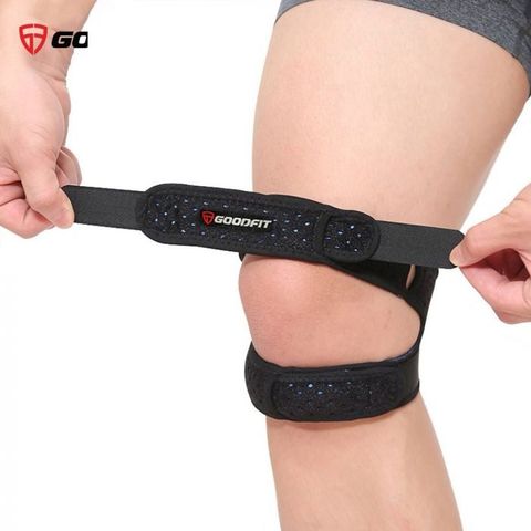 Đai Bảo Vệ Gối Kép Co Giãn 4 Chiều GoodFit GF521K - Phụ Kiện Tập GYM Chất Liệu Neoprene, Thiết Kế Ổn Định Cho Người Tập Thể Hình