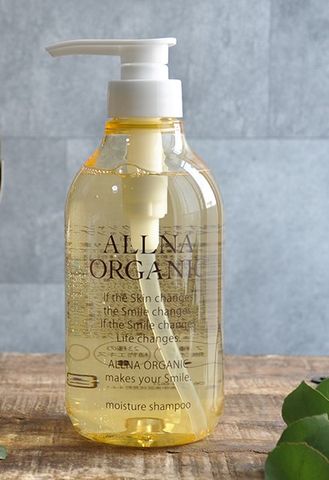 Dầu Gội Dưỡng Ẩm Allna Organic 500ml - Chăm Sóc Tóc Mềm Mượt Như Salon, Giúp Tóc Ẩm và Bóng Đẹp, Không Bết Tóc