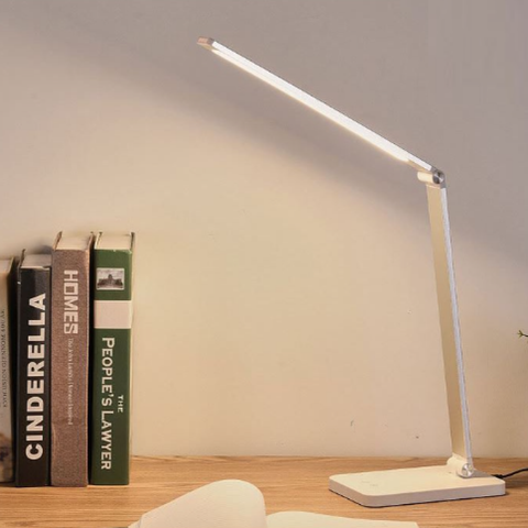 Đèn Bàn Học Led Chống Cận MT-856 - Cảm Ứng 5 Chế Độ Ánh Sáng, Sạc Điện Thoại Không Dây, Thiết Kế Hiện Đại, Bảo Vệ Mắt Tối Ưu