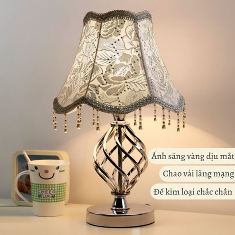 Đèn Ngủ Để Bàn HUTA T1 - Chiếu Sáng Vàng Duy Nhất, Điều Chỉnh Độ Sáng, Thiết Kế Sang Trọng, Kích Thước Phù Hợp Với Mọi Không Gian