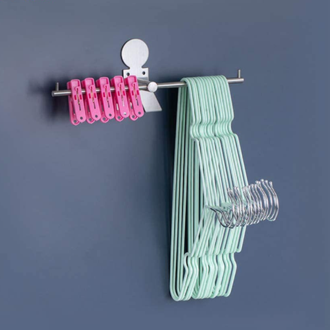 Giá treo móc phơi quần áo dán tường Hobby Home Decor GPM3 - Thiết kế nhỏ gọn, chắc chắn, tiện lợi cho không gian sống gọn gàng.