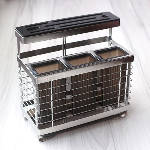 Kệ Đựng Đũa Dao Kéo Hobby Home Decor KDMT3 Inox 304 Có Khay Hứng Nước – Thiết Kế Gọn Gàng Cho Không Gian Bếp Thêm Ngăn Nắp