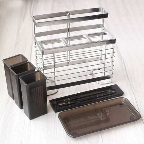 Kệ Đựng Đũa Dao Kéo Hobby Home Decor KDMT3 Inox 304 Có Khay Hứng Nước – Thiết Kế Gọn Gàng Cho Không Gian Bếp Thêm Ngăn Nắp