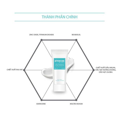 Kem Chống Nắng Bảo Vệ Da Pinacea UV Shield Suncream SPF 50+/ PA+++ - Bảo vệ da hoàn hảo, làn da trắng sáng, chống nắng hiệu quả