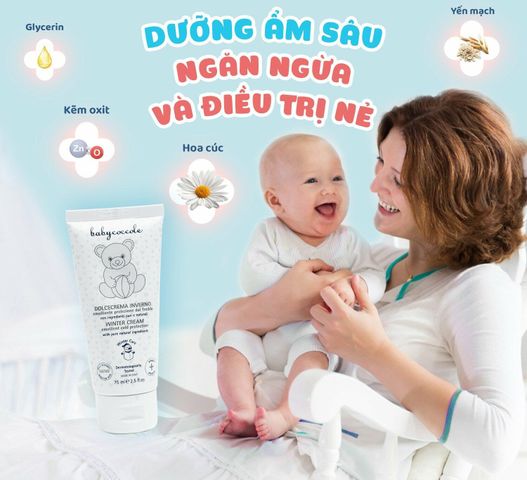 Kem Nẻ và Giữ Ẩm Sáp Ong Babycoccole 75ml - Dưỡng Ẩm Chống Nứt Nẻ Cho Bé Từ Sơ Sinh, An Toàn Cho Da Nhạy Cảm