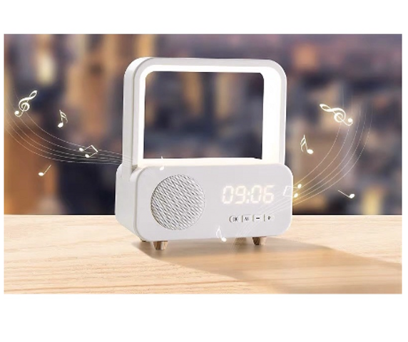 Loa Bluetooth 3 in 1 Onefire - Kết Hợp Đồng Hồ và Đèn Ngủ Kiểu Cổ Điển - Thiết Kế Sang Trọng, Âm Thanh Sống Động