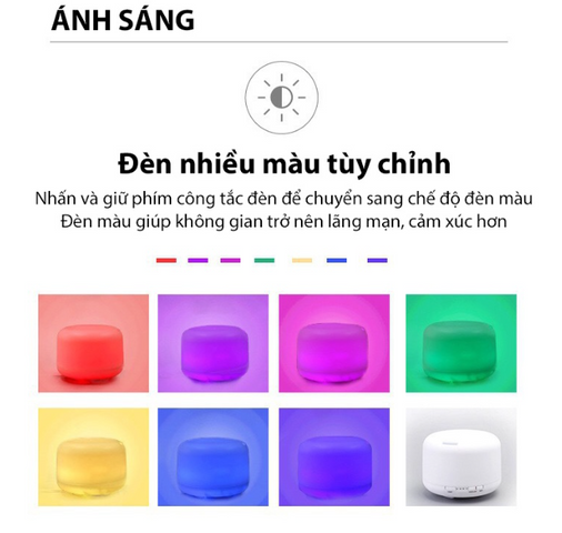 Máy Phun Sương Tạo Ẩm Jiashi MPS04 - Đèn Ngủ Nhiều Màu, Loa Bluetooth Xông Tinh Dầu, Điều Khiển Từ XA