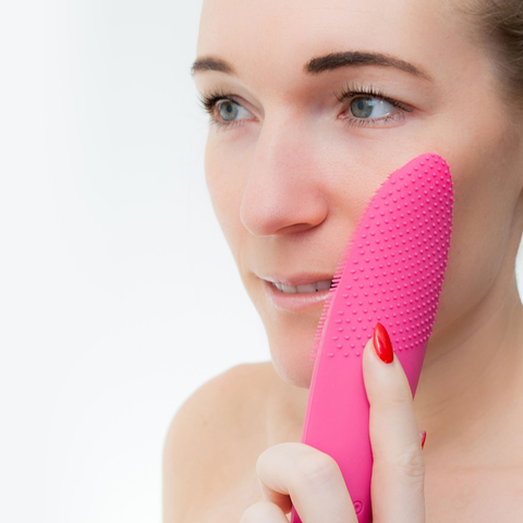 Máy Rửa Mặt Siêu Âm Sonicleanse Glo Viva Rio FADH - Công Nghệ Nhiệt, 7 Mức Cường Độ, Làm Sạch Sâu Cho Da Mặt Mịn Màng, Thuận Tiện Du Lịch