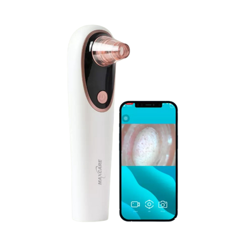 Máy Soi Da Hút Mụn Đầu Đen Maxcare Max666 Pro Tích Hợp Camera - Sạch Mụn, Tẩy Da Chết, Giảm Nếp Nhăn, Thiết Kế Nhỏ Gọn