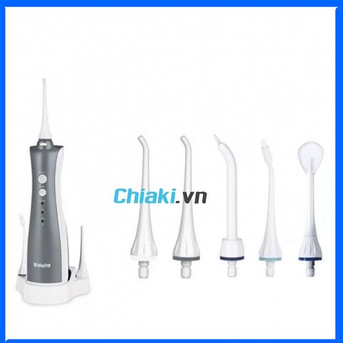 Máy Tăm Nước B.Well Swiss WI-912 - Cầm Tay Tiện Dụng, Chăm Sóc Răng Miệng, 3 Chế Độ Phun, Sạc Không Dây, Giúp Răng Trắng Sáng