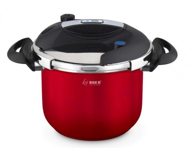 Nồi áp suất đáy từ Arber NAS06LSMD 6 lít - Inox 304 Chất Lượng Cao, An Toàn, Dùng Được Trên Bếp Gas, Hồng Ngoại, Từ