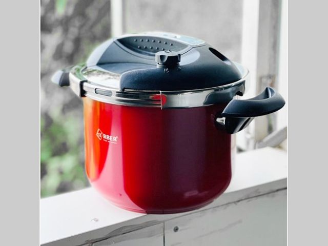 Nồi áp suất đáy từ Arber NAS06LSMD 6 lít - Inox 304 Chất Lượng Cao, An Toàn, Dùng Được Trên Bếp Gas, Hồng Ngoại, Từ