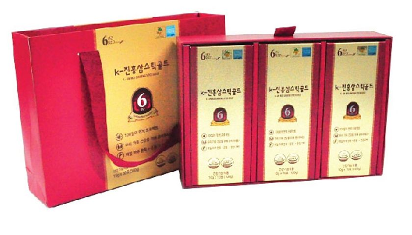Nước Hồng Sâm Cô Đặc K-Jin Gold - Sản phẩm bồi bổ sức khỏe từ hồng sâm 6 năm tuổi, hỗ trợ ăn ngon, ngủ tốt, hộp 10/30/100 gói.