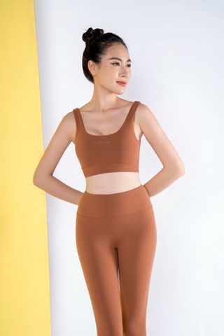Set Bộ Tập Gym Nữ Cao Cấp Multi-FIT Livan LV22212204 - Áo Bra & Quần Legging Thời Trang, Chất Liệu Co Giãn, Thoáng Khí