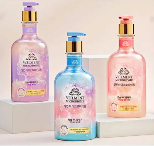Sữa Tắm On The Body Veilment Microbiome Dưỡng Ẩm Sáng Da - Công Thức Botanic Blending Oil 600g, Hương Thơm Sang Trọng