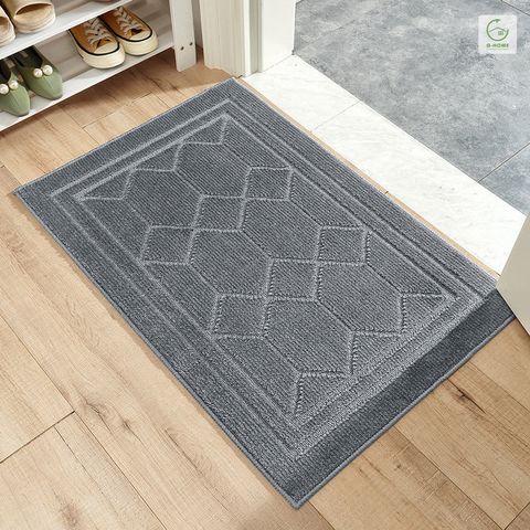 Thảm Chân Ghome TC22M2 - Chất Liệu Len Nhân Tạo Mềm Mại, Bảo Vệ Sàn Nhà, Phù Hợp Trước Cửa Ra Vào & Ban Công (60x90cm)