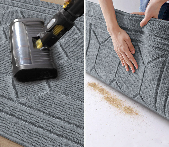 Thảm Chân Ghome TC22M2 - Chất Liệu Len Nhân Tạo Mềm Mại, Bảo Vệ Sàn Nhà, Phù Hợp Trước Cửa Ra Vào & Ban Công (60x90cm)