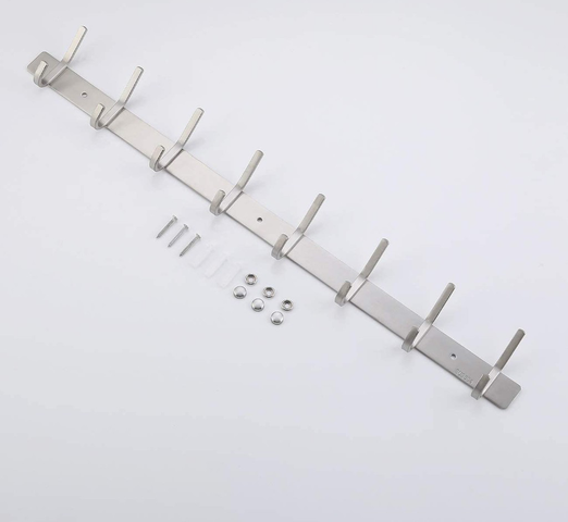 Thanh treo đồ Inox 304 8 chấu - Trang trí nhà cửa hiện đại - Thiết kế sang trọng, bền bỉ, chịu lực tốt, điểm nhấn không gian nội thất