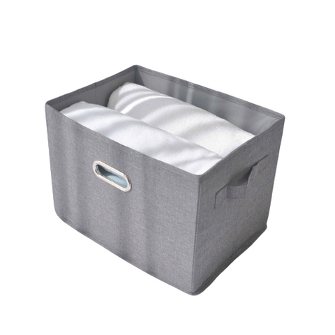 Thùng Vải Đựng Đồ Đa Năng Ghome TV03 - Vải Oxford Chống Bám Bụi, Có Nắp Đậy, Dễ Gấp Gọn, Tiện Lợi Cho Mọi Không Gian Sống